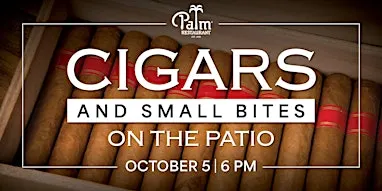 Cigars & Small Bites on the Patio at The Palm Charlotte