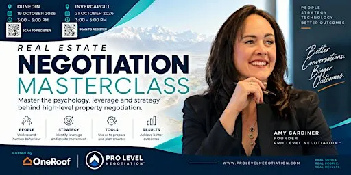 Pro Level Negotiation™ Masterclass — Dunedin