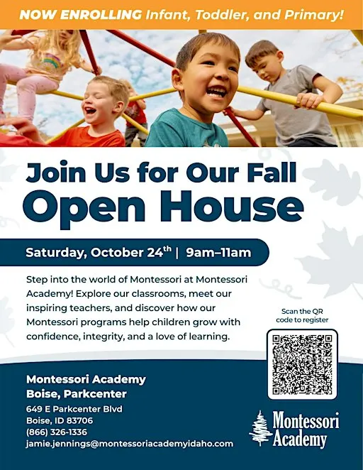 Open House - Montessori Academy Parkcenter