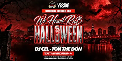 We Heart RnB HALLOWEEN (Stamford, CT)