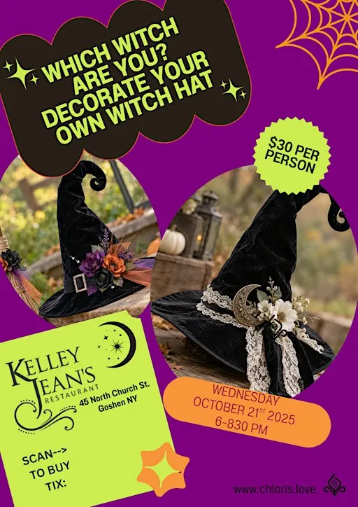 Witch Hat Decorating @Kelley Jeans Goshen NY