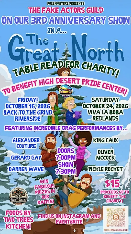 Fake Actors Guild presents The Great North Table Read for Charity