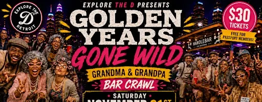Golden Years Gone Wild: Grandma & Grandpa Bar Crawl — Day Crawl