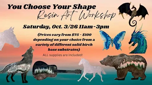 You Choose Your Shape Resin Art Workshop