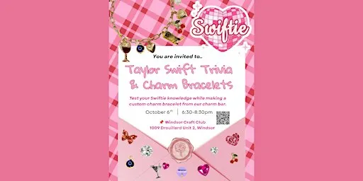 Taylor Swift Trivia and Charm Bracelet Night
