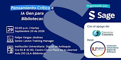 Pensamiento Crítico e IA Gen para Bibliotecas
