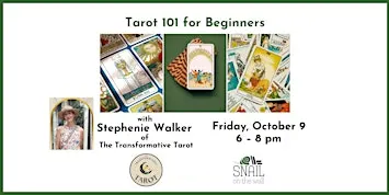 Tarot 101 for Beginners, at The Snail on the Wall