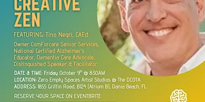CreativeZen Talks Presents Tino Negri (10/9/26)