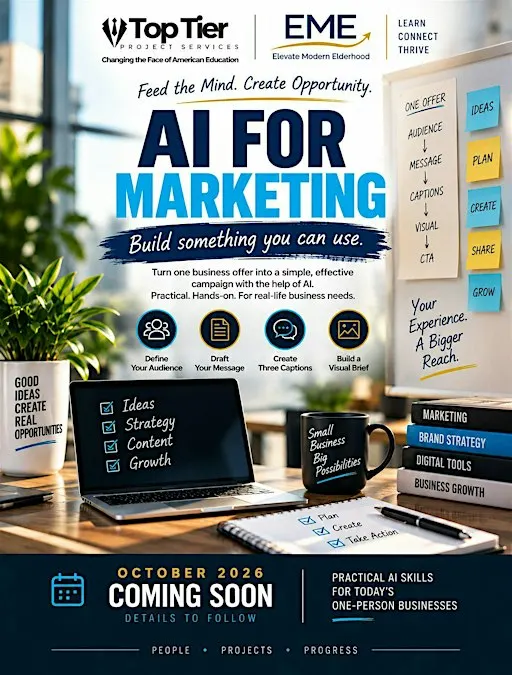 Feed the Mind. Create Opportunity — AI for Marketing