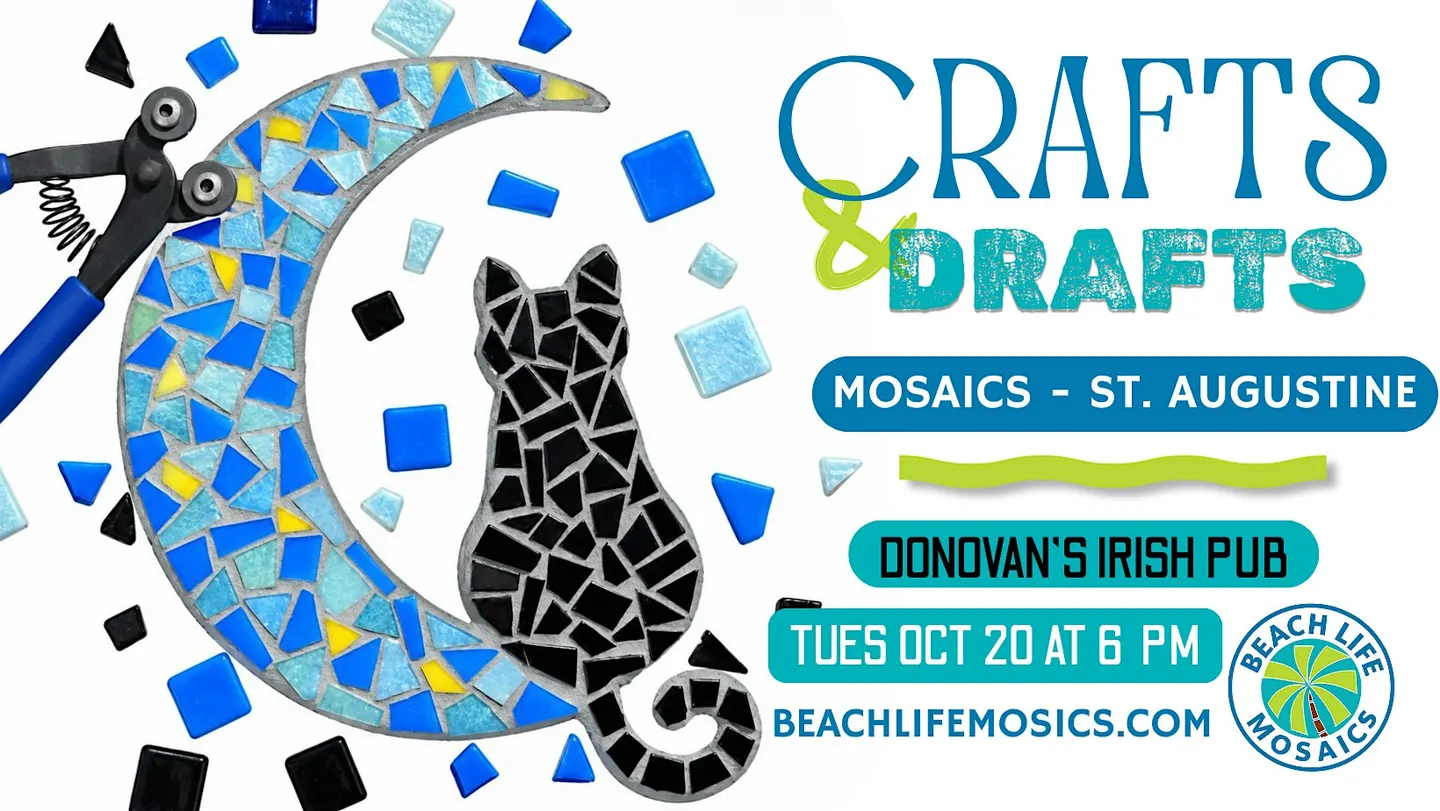 Beginner Mosaic Class in St. Augustine