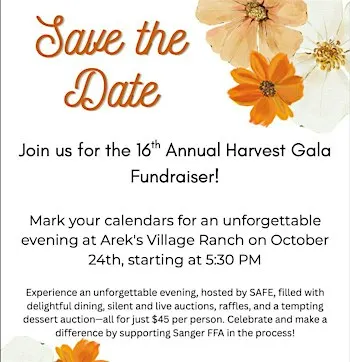 16th Annual Harvest Gala- October 24th, 2026