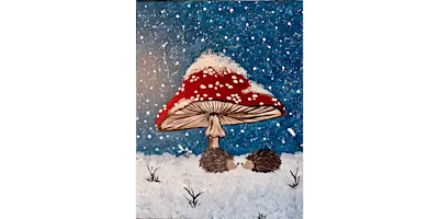 Snowy Day Shroom - Paint and Sip in Sacramento | Classpop!™