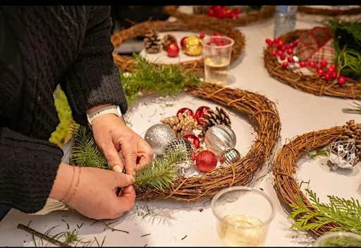 Wreath Workshop at The Red Barn Southlands