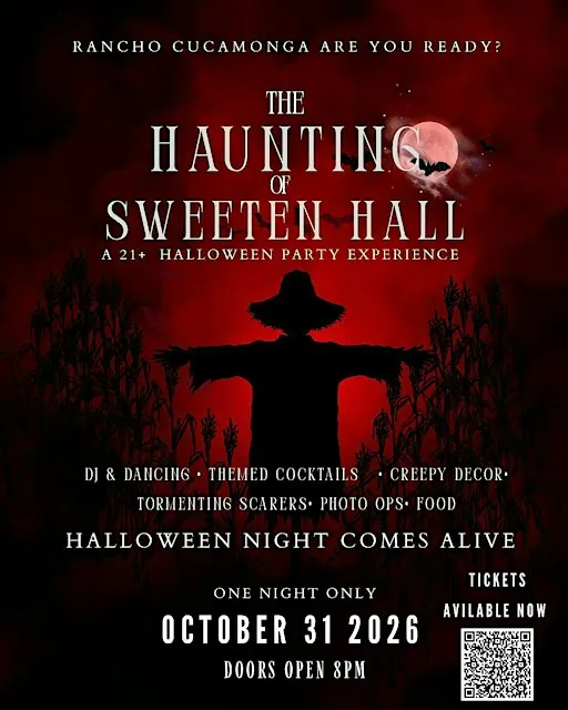 The Haunting of Sweeten Hall: An 21+ Halloween Party Experience
