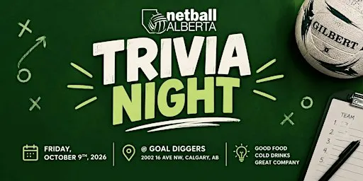 Trivia Night - Netball Alberta Fundraiser