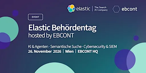 Elastic Behördentag 2026 - hosted by EBCONT