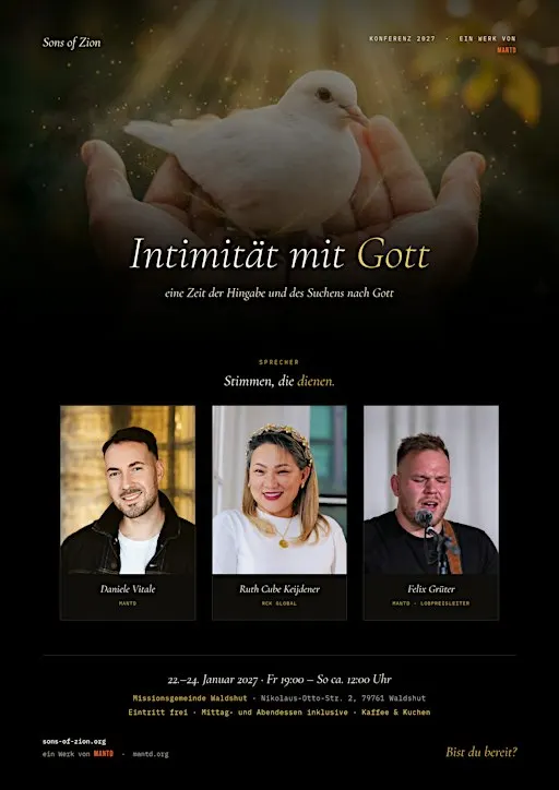 Intimacy with God-a time of surrender and seeking God