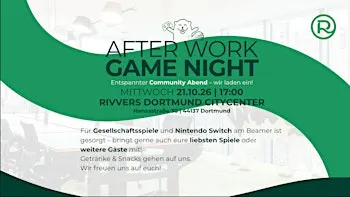 After Work Game Night Rivvers Dortmund CityCenter