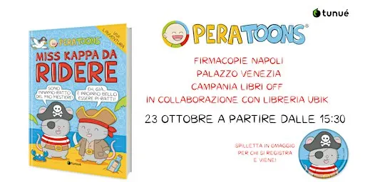 Miss Kappa da ridere - Firmacopie con PERA TOONS - NAPOLI