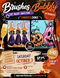 Witches and Pumpkins Paint and Sip!