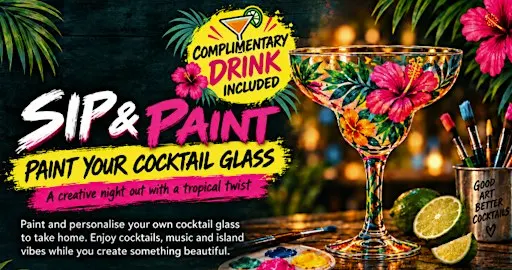 Sip & Paint Birmingham: Paint Your Own Cocktail Glass