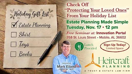 Free Estate Planning Seminar | Downtown Mobile