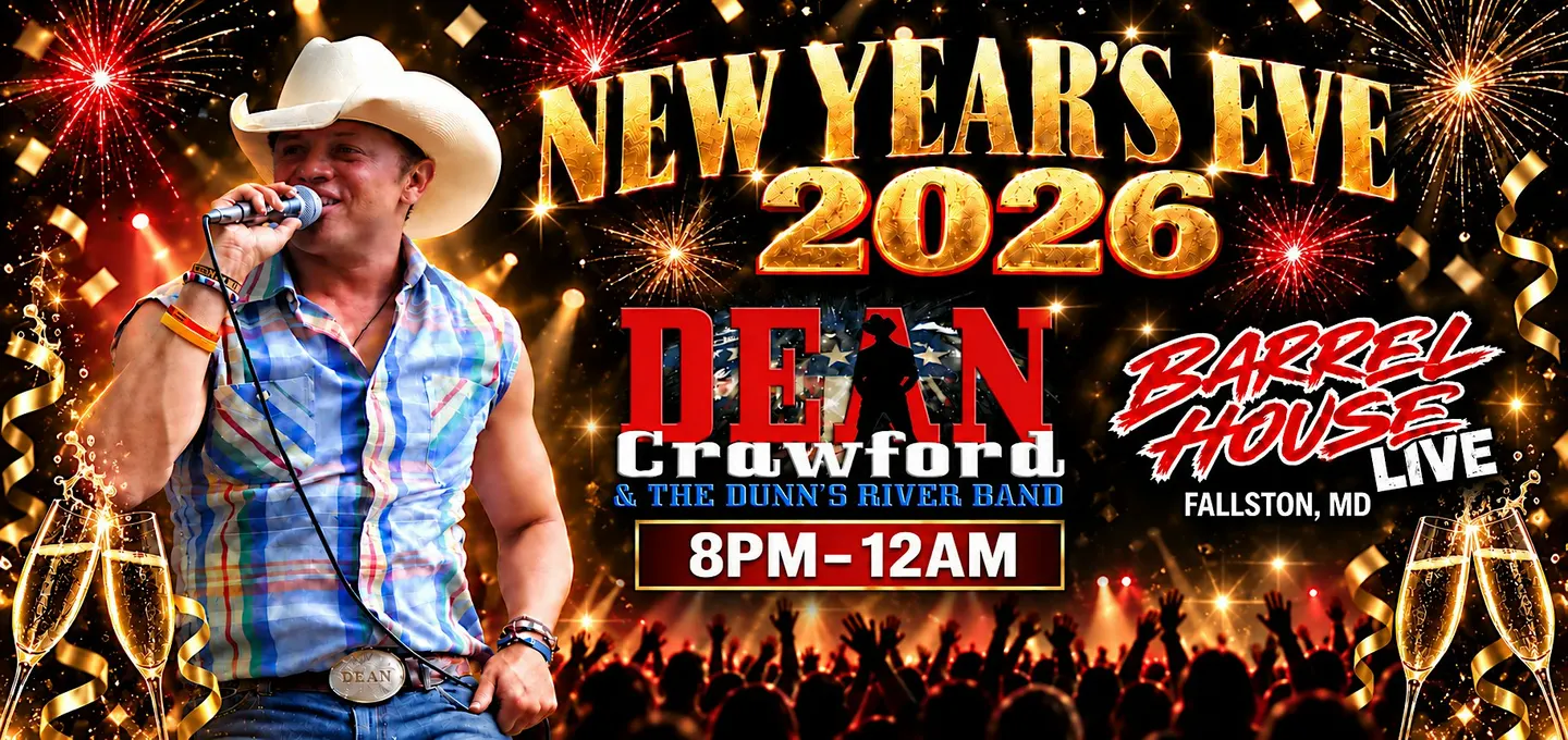 New Year's Eve with Dean Crawford & DRB at Barrel House Live!