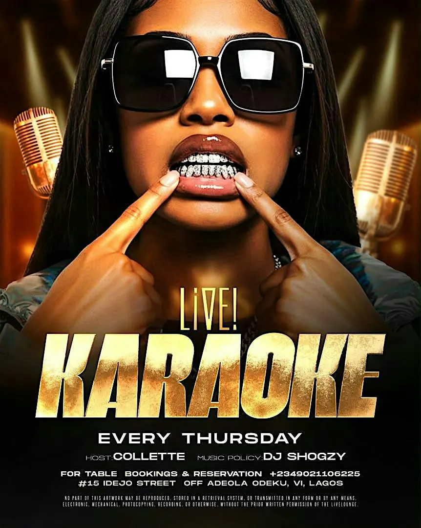 KARAOKE THURSDAY AT LIVE! LOUNGE