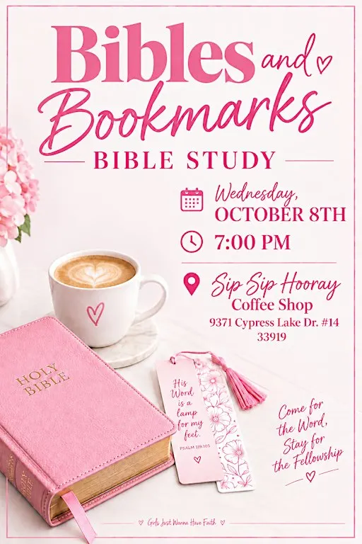 Bibles and Bookmarks Bible Study