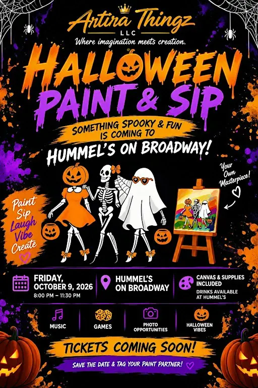 Halloween Paint & Sip