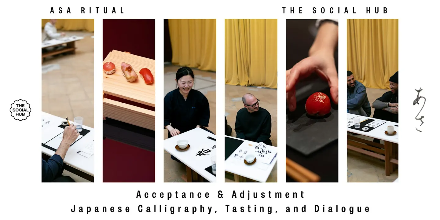 ASA Ritual × The Social Hub: Japanese Calligraphy, Tasting, and Dialogue