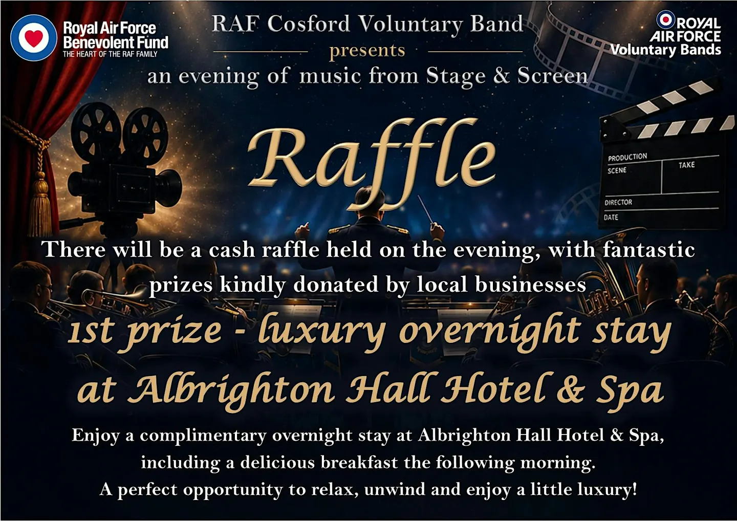 'Music from Stage & Screen' with RAF Cosford Voluntary Band