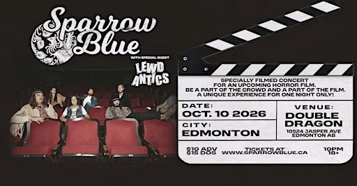 Sparrow Blue Live on Set and in Concert w/ Lewd Antics at Double Dragon