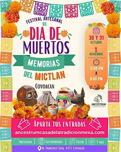 Festival Artesanal de Día de Muertos "Memorias del Mictlán"