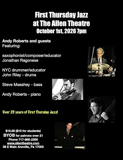 First Thursday Jazz with Andy Roberts & Guests