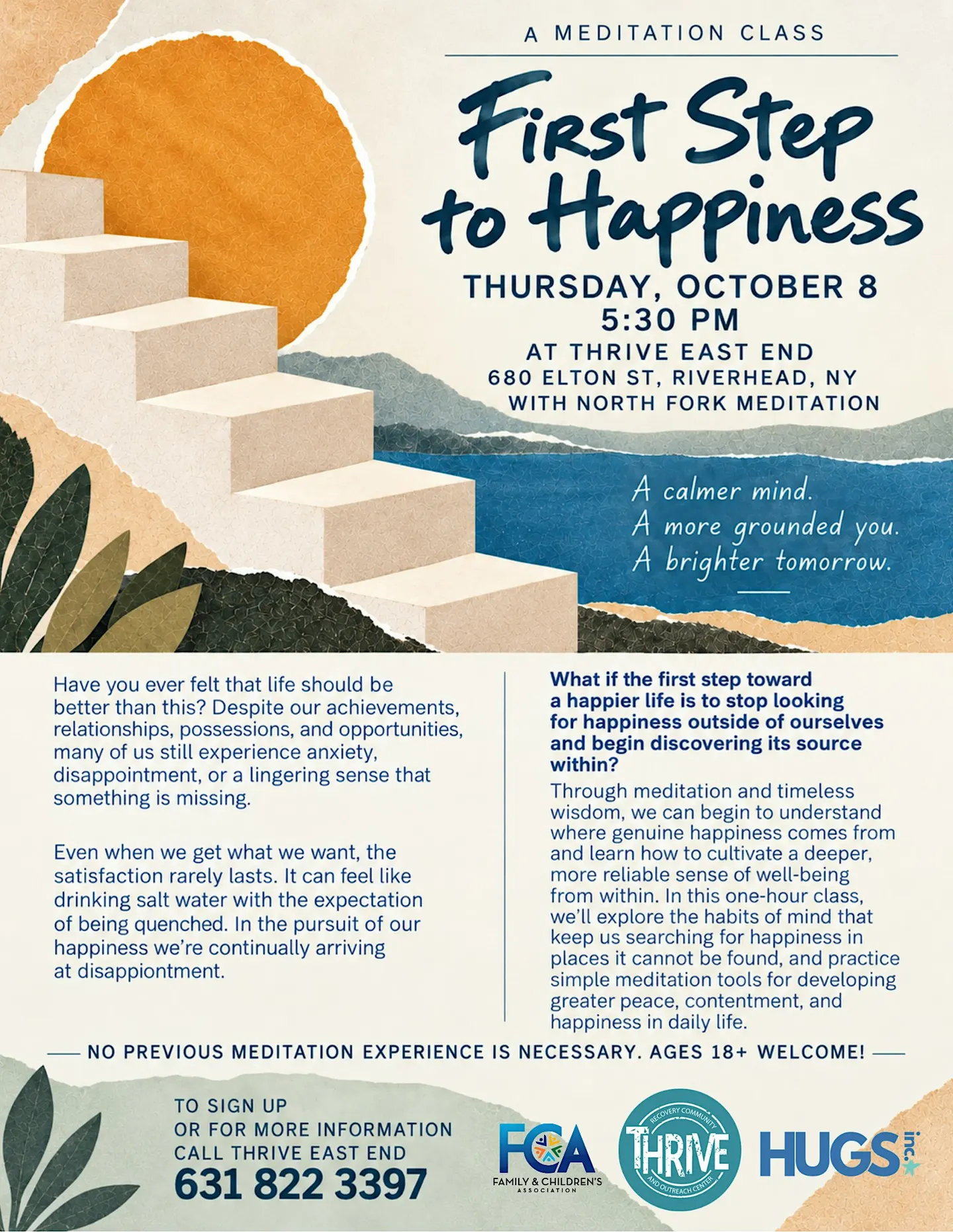 First Step to Happiness | A Meditation Class