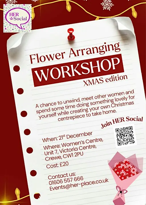 Flower Arranging Workshop - Christmas Edition