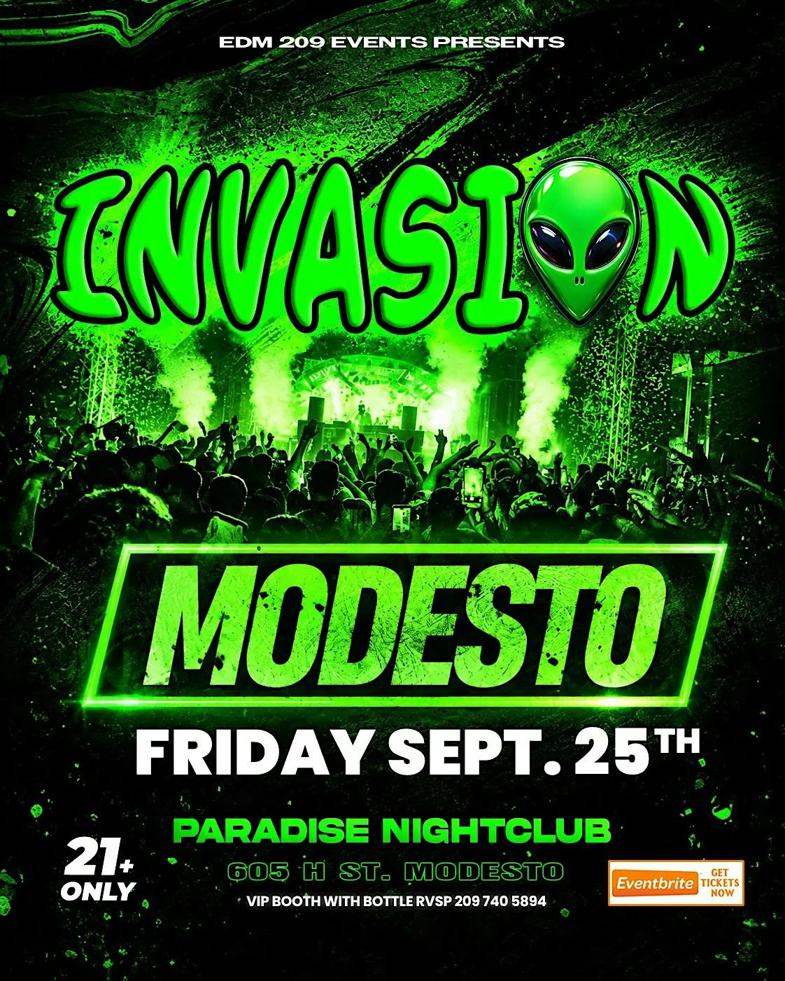 INVASION EDM209 MODESTO