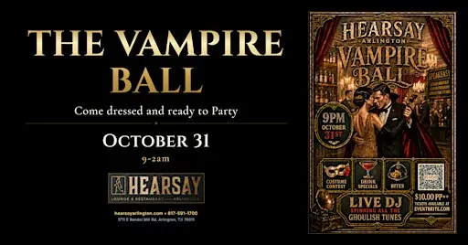 Hearsay Arlington Present the Vampire Ball
