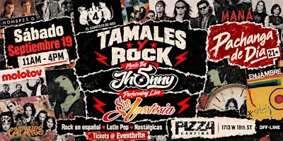 TAMALES Y ROCK AT PIZZA CANTINA: Live Performance by Sin Anestesia