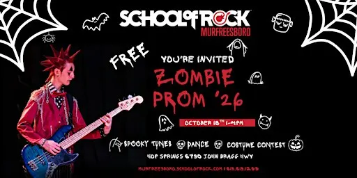 School of Rock Murfreesboro's 1st Annual Zombie Prom