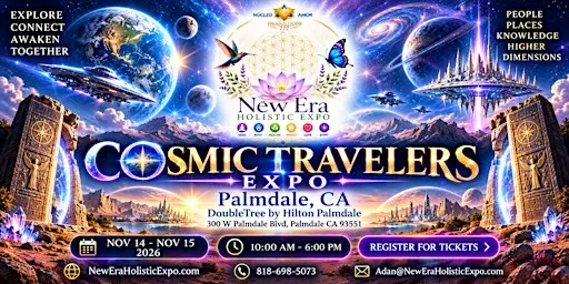 Cosmic Travelers Expo Spiritual Fair, Nov 14-15, 2026, Palmdale, CA