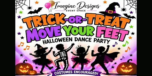 TRICK-OR-TREAT MOVE YOUR FEET! Family Halloween Costume Dance Party
