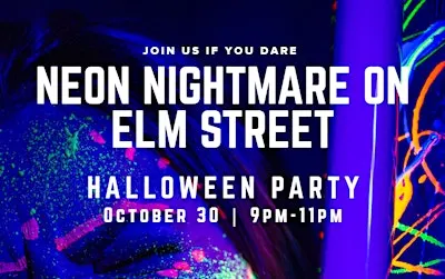 NEON NIGHTMARE ON ELM STREET | Halloween Party