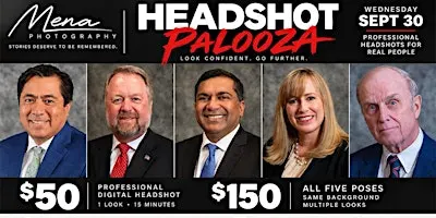 “Headshot Palooza” — Professional Headshots in Just 15 Minutes
