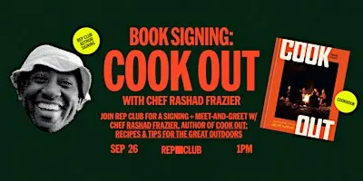 SIGNING EVENT: Cook Out w/ Rashad Frazier