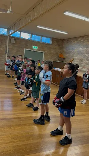 Kids ages 7-9 years empowerment boxing class