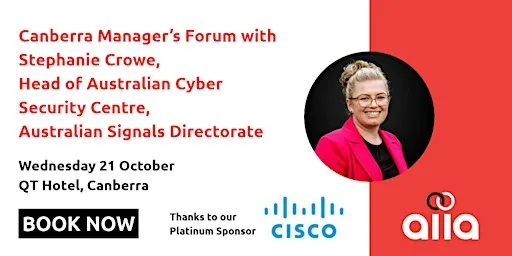 Canberra Manager’s Forum with Stephanie Crowe, ASD