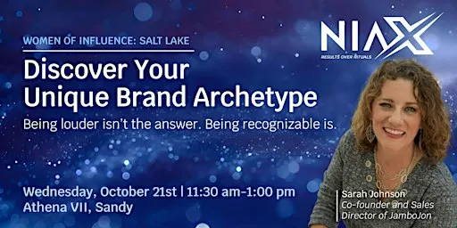 NIAX - Women of Influence Member Meeting - Salt Lake (guests are welcome)