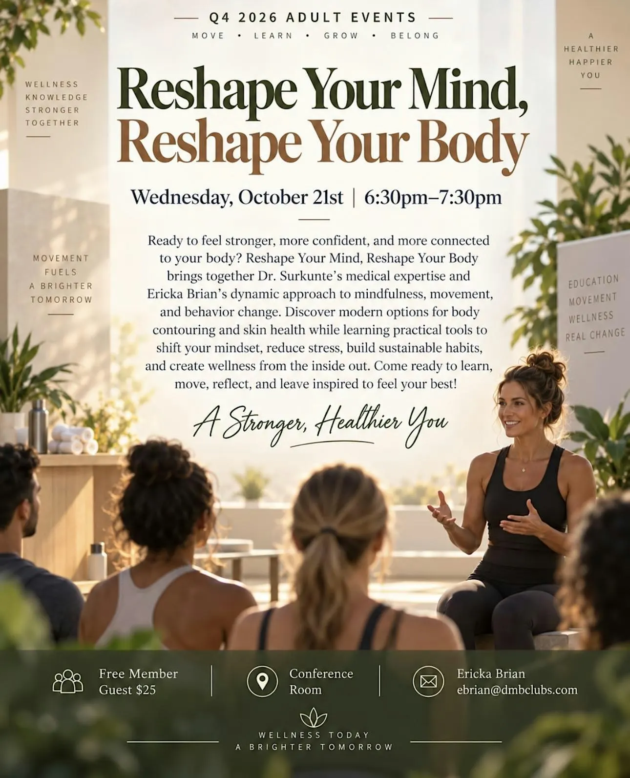 Reshape your Mind, Reshape your Body